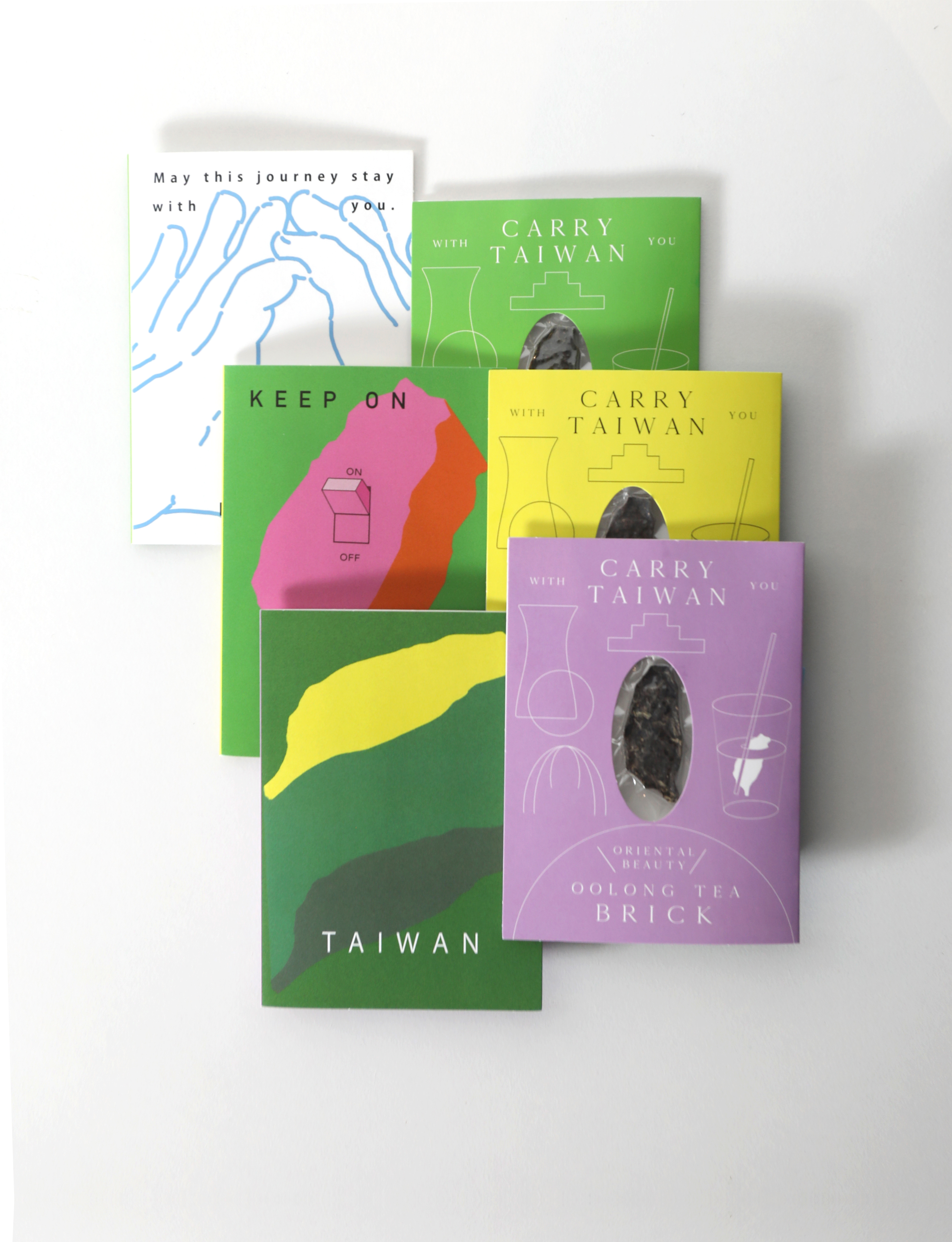 台灣茶磚明信片