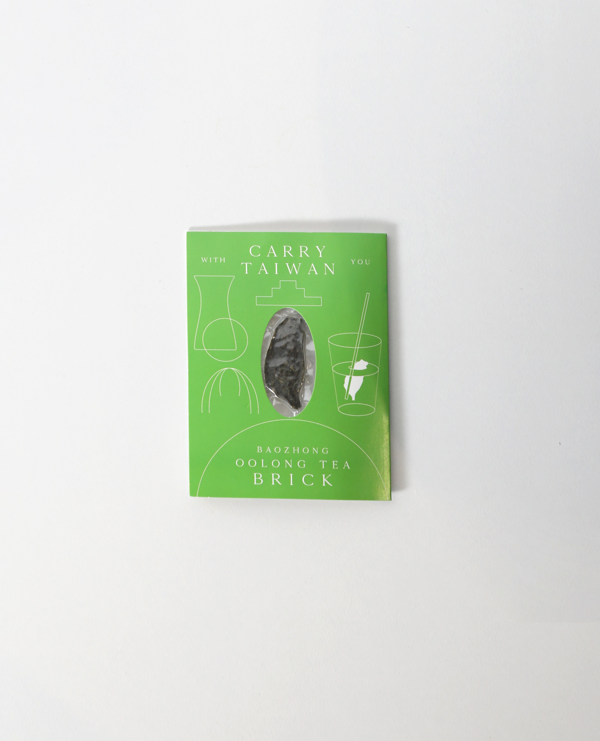 Pouchong Tea Brick Gift Box | Taiwan-Shaped · 6 pieces