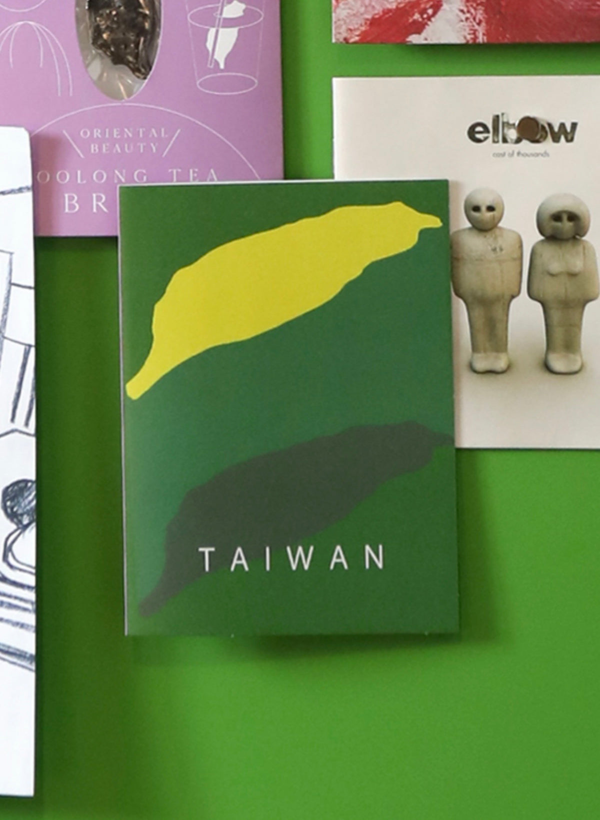 東方美人 茶磚明信片｜台灣造型茶磚單入