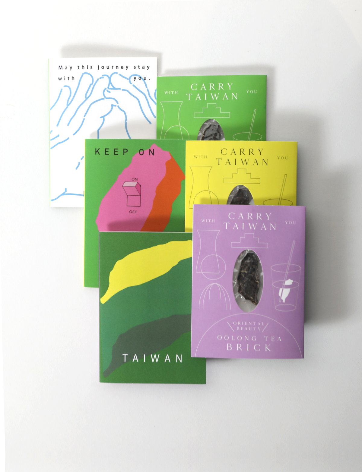 Pouchong Tea Brick Gift Box | Taiwan-Shaped · 6 pieces
